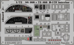 Eduard ED73460 Boeing B-17F Flying Fortress Interior (Revell) 1:72 Etch Part