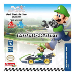 Carrera Mario Kart - Luigi Pull Back Car Blister Pack