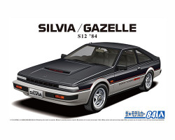 Aoshima 06229 Nissan S12 Silvia/Gazelle Turbo Rs-X '84 1:24 Model Car Kit