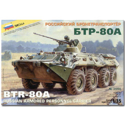 ZVEZDA 3560 BTR-80A Military Model Kit 1:35