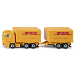 Siku 1694 DHL Truck with Trailer 1:87 Diecast Toy