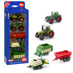 Siku 6286 5-Vehicle Agricultural Gift Set Tractors, Trailers Diecast Toy