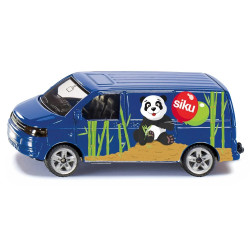 Siku 1338 VW Transporter with Panda 1:87 Diecast Toy