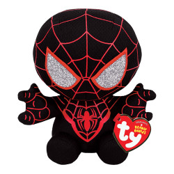 Ty Marvel: Miles Morales Spiderman Beanie 8" Plush Toy 41160