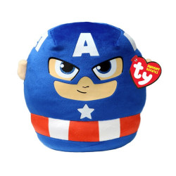 Ty Marvel: Captain America Squishy Beanies 10" Plush Toy 39257