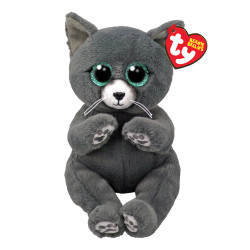 Ty Binx the Russian Blue Cat Beanie Bellies 8" Plush Toy 41501