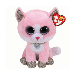 Ty Fiona the Pink Cat Beanie Boo 6" Plush Toy 36366