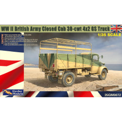 Gecko 35GM0072 WWII British Army Closed Cab 30-cwt 4x2 GS Truck 1:35 Model Kit