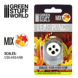 Green Stuff World Miniature Leaf Punch (Grey) 1300