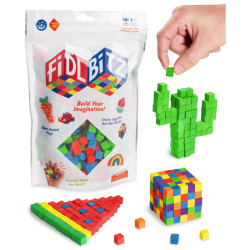 Fidlbitz Bag of Bitz - Revolutionary Cubes That Stick Together! Age 3+