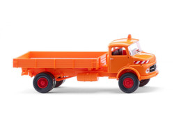 Wiking MB LAK 710 Flatbed Tipper Municipal Orange 1959-67 89506 HO Gauge