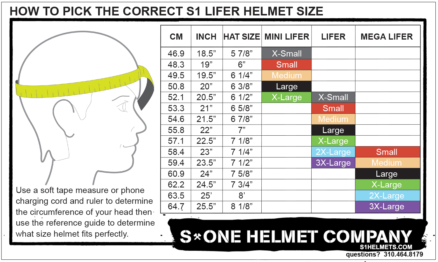 Head Ski Helmet Size Chart