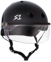 S1 Lifer Visor Helmet - Black Gloss