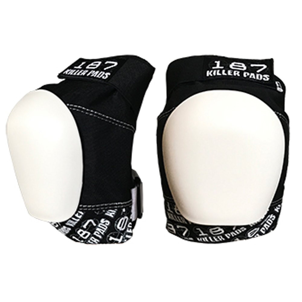 Black and white knee pads Clearance