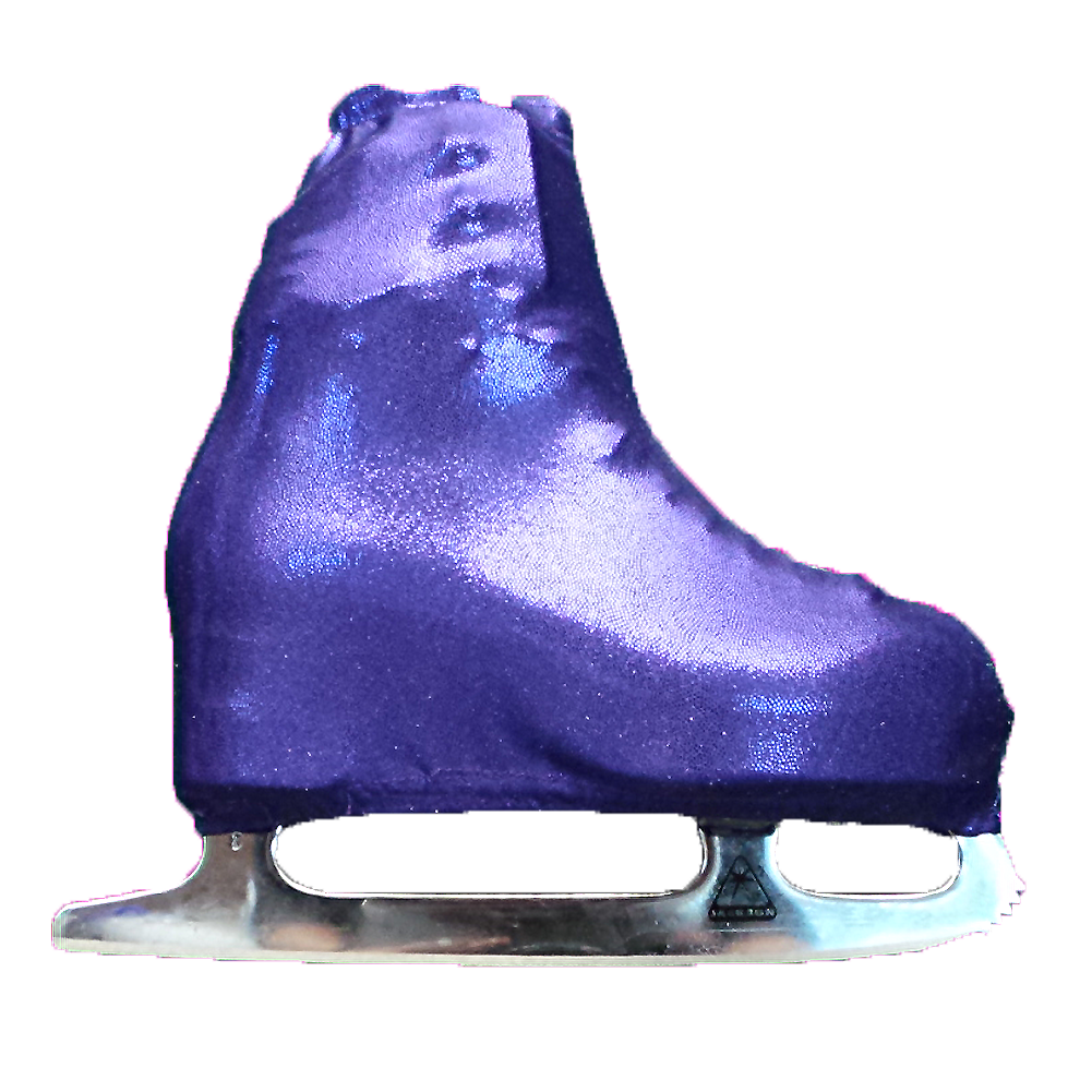 purple boot covers