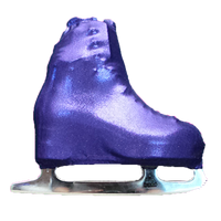 Metalic Figure Skating Boot Covers by Kami-So - Metallic Purple