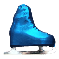 Metalic Figure Skating Boot Covers by Kami-So - Metallic Royal