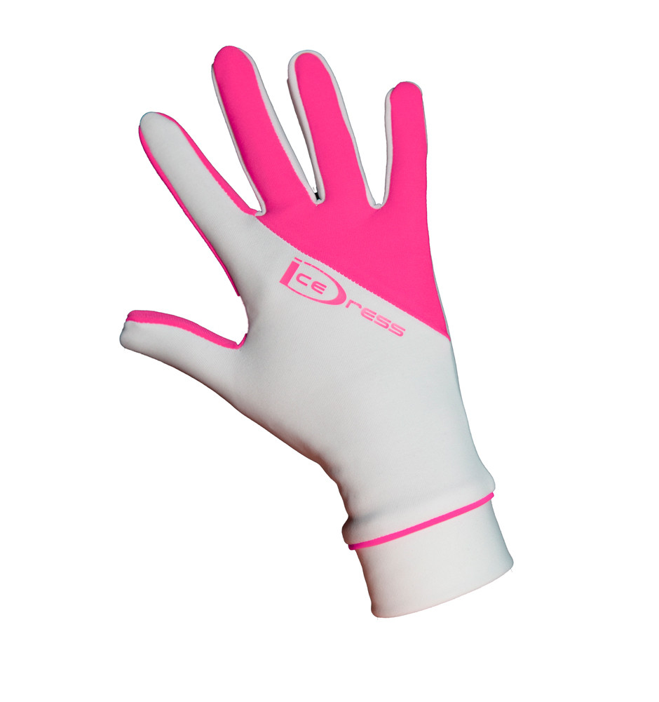 IceDress Two Color Thermal Figure Skating Gloves Sport 