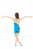 Mondor 7854 Bright & Shiny Unitard - TQ (SIZE 2-4 ONLY) CLEARANCE(30% OFF)