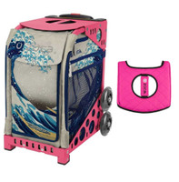 Zuca Sport Bag - Great Wave with Gift Black/Pink Seat Cover