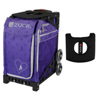Zuca Sport Bag Galaxy  with Gift Lunchbox and Seat Cover Purple Frame 