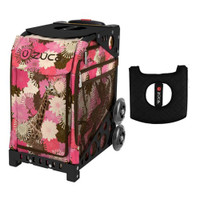 Zuca Sport Bag - Giraffe Me Crazy with Gift  Black/Pink Seat Cover (Black  Frame)