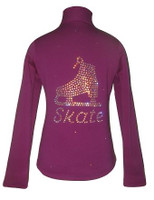 Purple Jacket with "Skate" applique