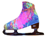 "Neon Lights " Ice Skating Boot Covers