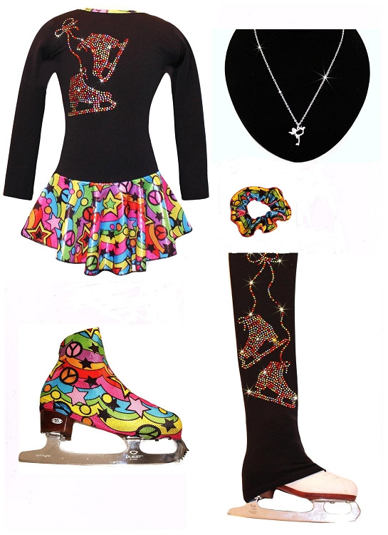 Skating Girl Ice Skating Outfit Gift Set