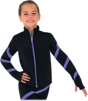 Chloe Noel JS106P Elite Polartec Spiral Fleece Figure Skating Jacket