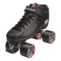 Riedell Quad Roller Speed Skates - R3 Black
