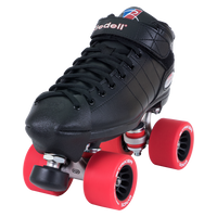 Riedell Quad Roller Skates - R3 Derby (Black)