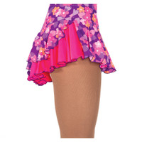 Jerry's 508 Double Back Skirt - Purple Flowers/Pink