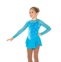 Jerry's Ice Skating  Dress 149 - Jewelled Lace Dress - Sky Blue