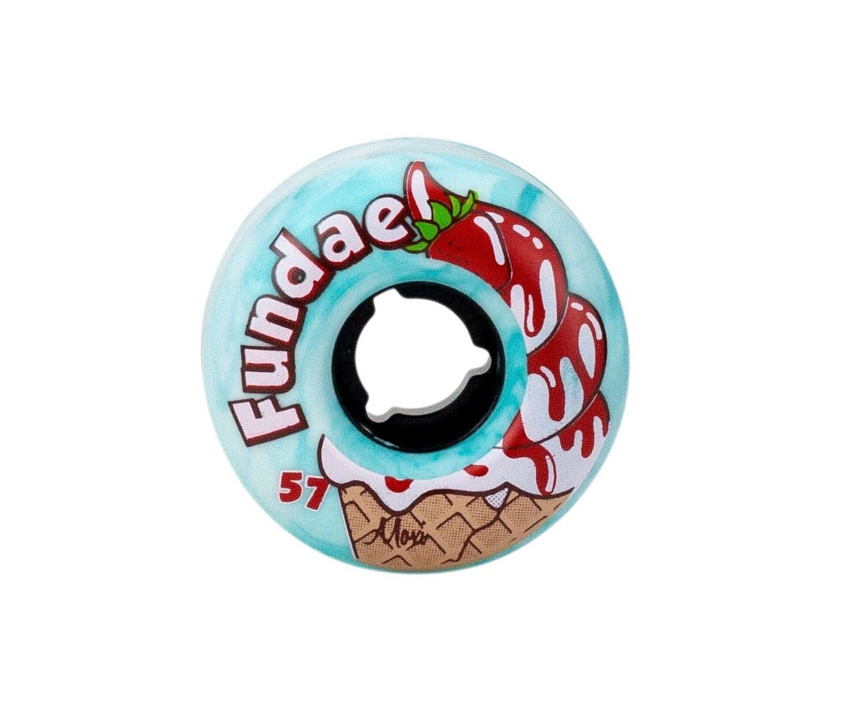Riedell Moxi Fundae Quad Roller Skate Wheels Riedell Moxi Fundae Quad Roller Skate Wheels