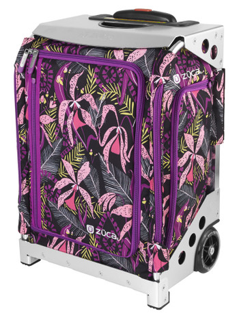 Zuca Travel Bag - Navigator Carry-On Wild Orchid with Silver Frame
