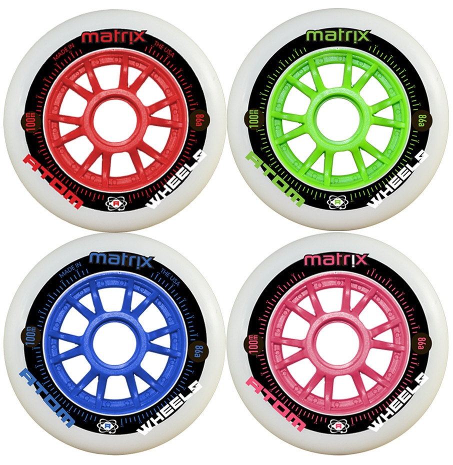 Atom Inline Indoor Wheels - Matrix (Sold Individually)