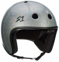 S1 Retro Lifer Helmet - Silver Gloss Glitter