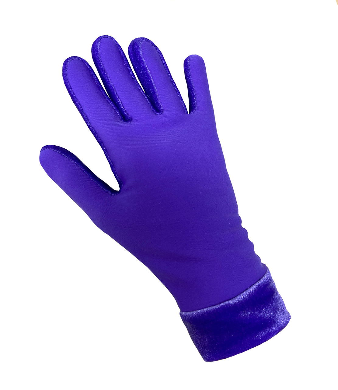 Icedress Thermal Figure Skating Gloves with Velvet (Purple)