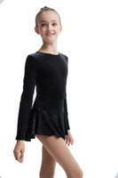 Mondor Born to Skate Glitter Figure Skating  Dress 2711 -  Black/Silver