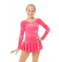 Mondor Model 2711 Girls Skating Dress Turguoise Glitter Size CHild 8-10 