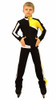 IceDress Figure Skating Outfit - Thermal - Crossover for Boys(Black, White and Yellow)