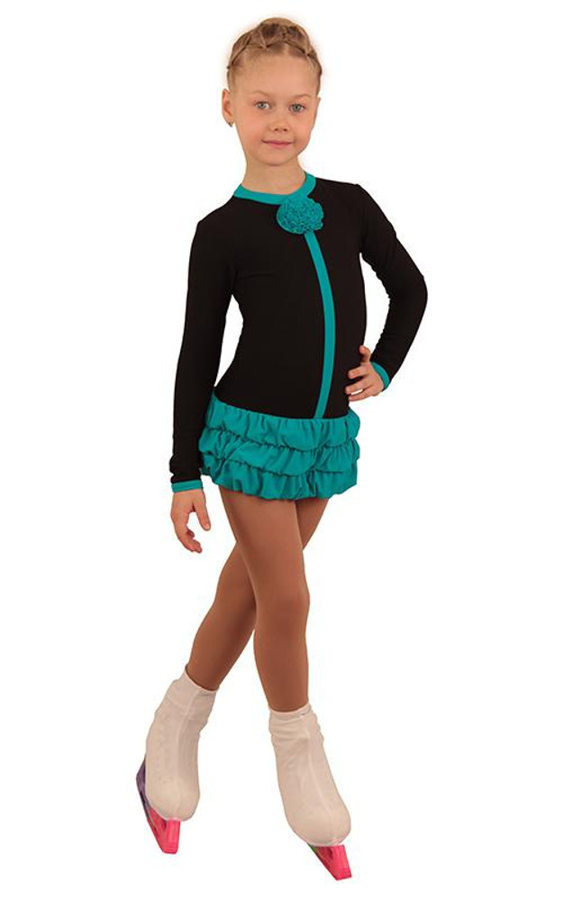 Snowflake IceDress Figure Skating Outfit Mint