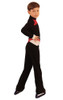 IceDress - Figure Skating Training Overalls for Boys - Skating (Black,Red and White)