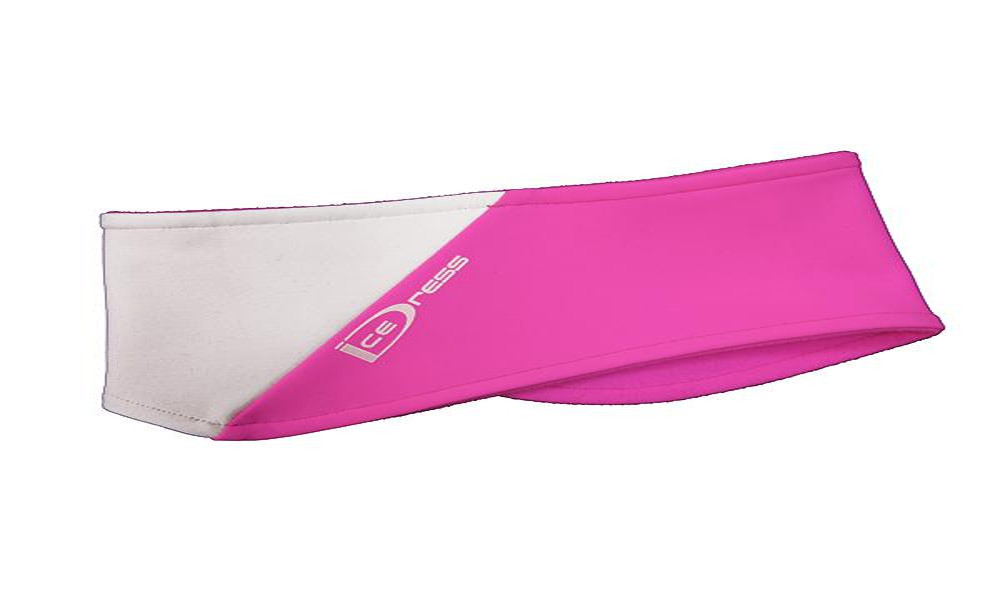 Fuchsia and Icedress Two Color Thermal Figure Skating Gloves "IceDress-Sport" 