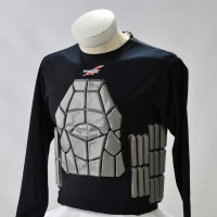 Zoombang Shirt 3 Piece Padded Tactical/Ballistic Shirt, Black