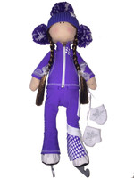 Tilda Doll by IceDress- Figure Skater - Euler Outfit  (Purple)