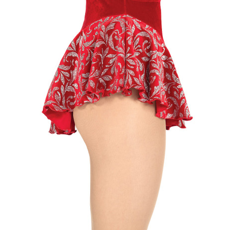 Jerry's 302 Silver Vines Skirt (Ruby Red)