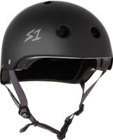 S1 Lifer Helmet - Black Matte w/ Grey Straps