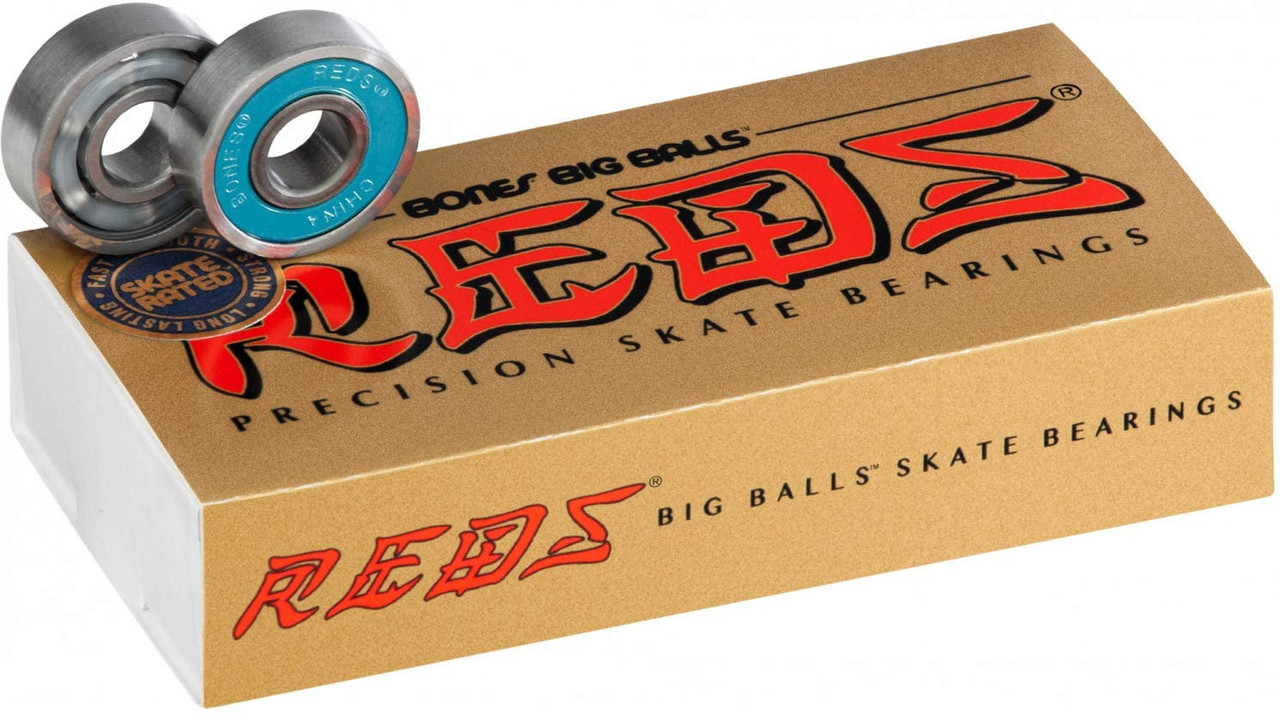 New Bones Rollerbones Bearings 8mm Pack of 16 Roller Skate Bearing 1 Pack 